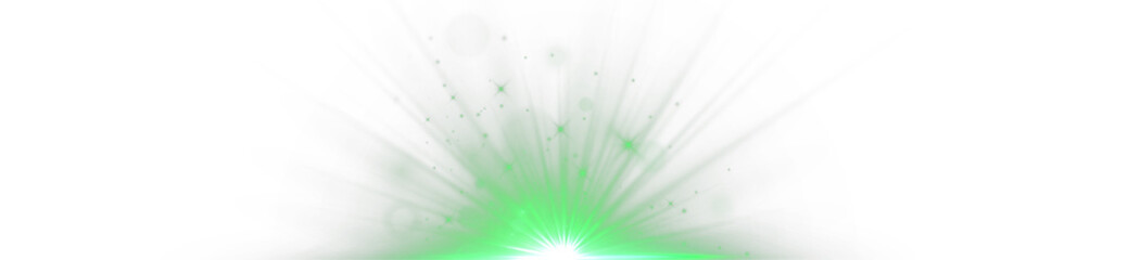 Png dynamic light burst with glitter and glow from circular star sunburst in golden and blue rays...