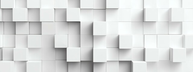 Abstract Geometric Cube Pattern Design