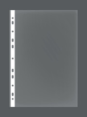 one polyethylene file document bag