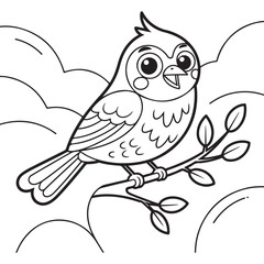 Obraz premium Simple Shape Coloring Pages For Kids