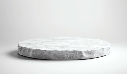 White Marble Round Display Stand