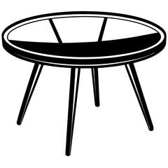 wooden chair isolated on white