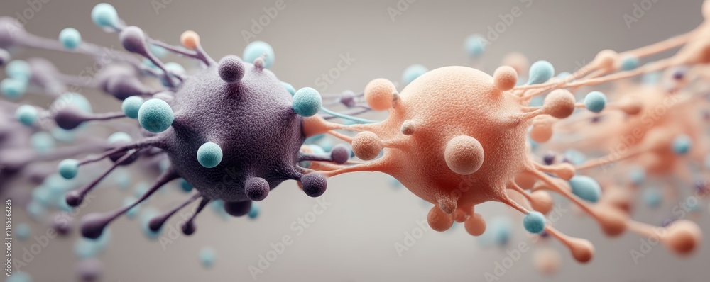 Poster molecular interaction event laboratory scientific visualization abstract environment macro viewpoint