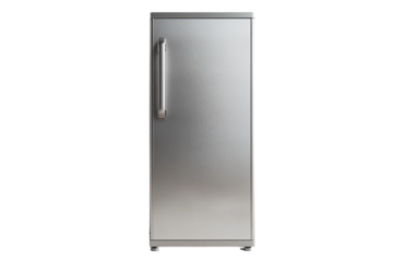 a stainless steel refrigerator with a door open