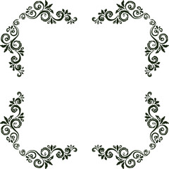 Beautiful flower art and mandala vector design