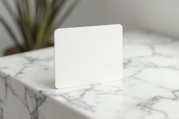 Blank-white-business-card-marble-background-mockup-branding-template-design