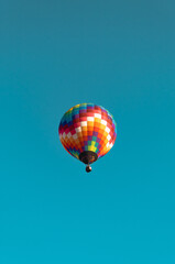 Globo areostático colorido