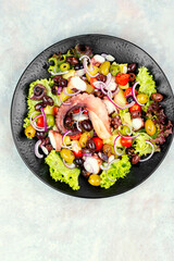 Octopus salad, Portuguese cuisine.