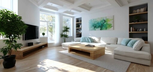 Modern Minimalist Living Room Interior Design