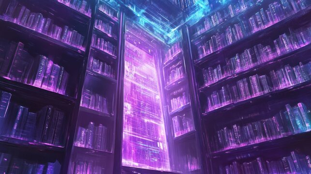 Mystical library portal
