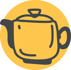 Cup tea, lemon, fruit drawing, engraving, ink, line art, vector	