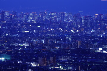 大阪平野夜景