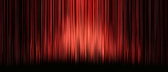 Red Curtain Stage Background Illustration