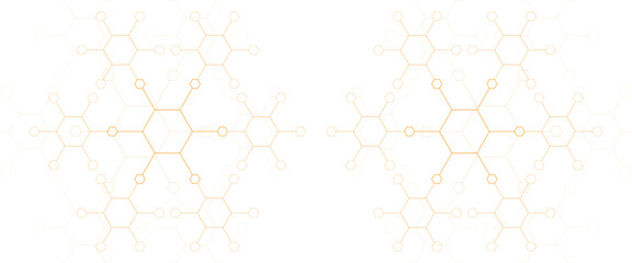 Vector futuristic modern medical background geometric shapes