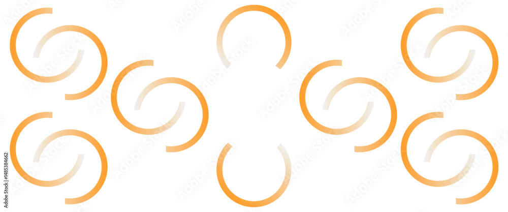 Poster vector circle technology pattern background.