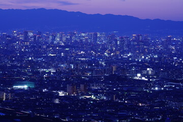 Obraz premium 大阪平野夜景