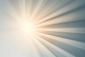 Bright Rays of Light Illuminating a Soft Abstract Background in a Dynamic Design Concept