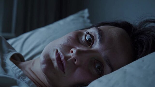 Close Up of Woman in Dark Room Blank Stare, Repetitive Movements, and the Struggle of Isolation