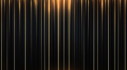 Golden streaks illuminate a dark, vertical backdrop