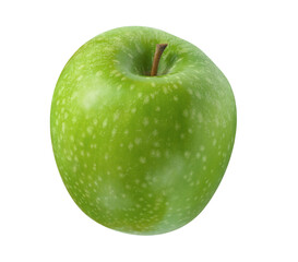 Large green apple with light spots