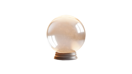 Enchanting Witches Crystal Ball Illuminated by Mysterious Light for Magical Concepts