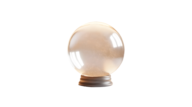 Enchanting Witches Crystal Ball Illuminated by Mysterious Light for Magical Concepts