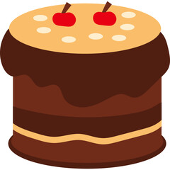 Illustration of Birthday Cake
