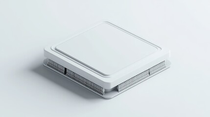 White square electronic device