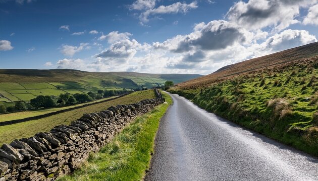 sedber lane at grassington wharfedale yorkshire dales uk
