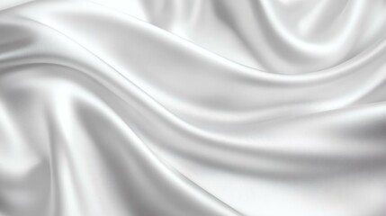 Fototapeta premium Elegant White Silk Fabric Texture