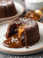 chocolate cake on a plate