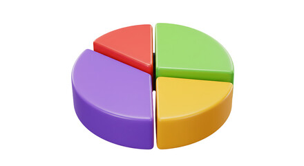 Colorful Pie Chart Illustration