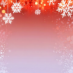 Dazzling Winter Holiday Illustration with Stylized Snowflakes and Light Bursts,AI