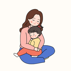 mother and daughter