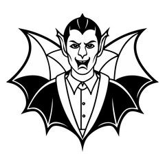 Halloween spider and scary bat vector cartoon characters