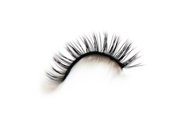 Dramatic black false eyelash accessory
