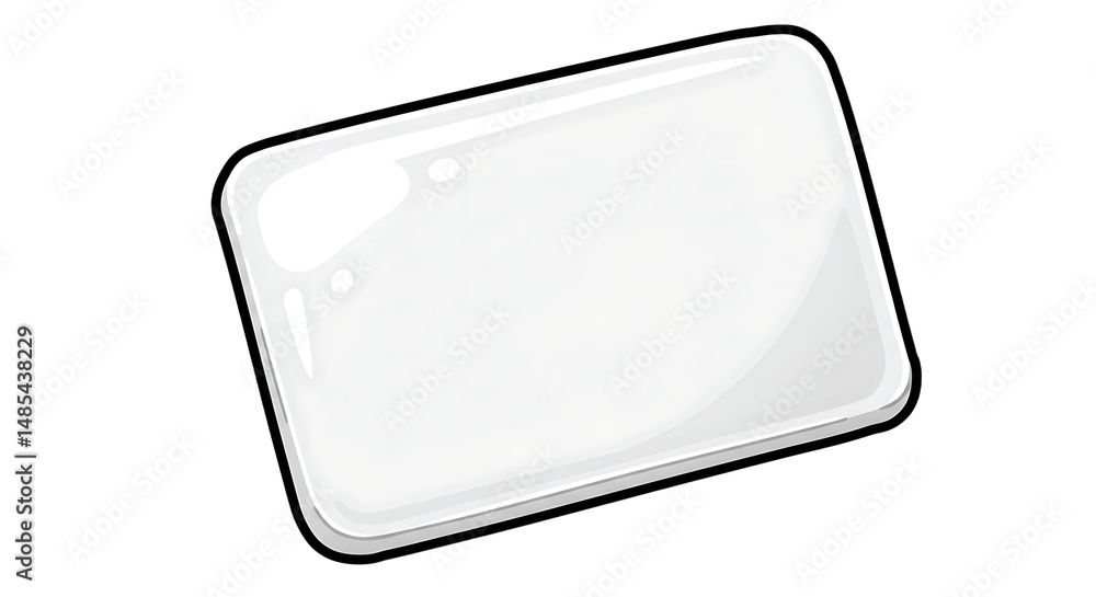 Poster rectangle shape with black border