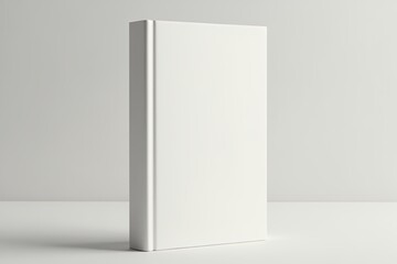 Blank-book-mockup-white-cover-isolated-studio-shot-book-design-template