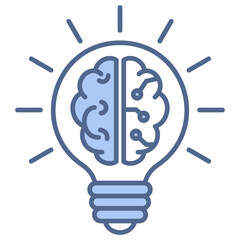 Ai Innovation Blue Icon