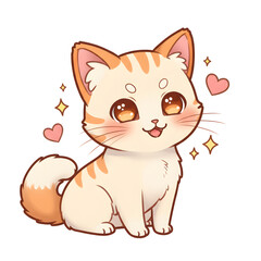 Fototapeta premium Cute Orange Kitten