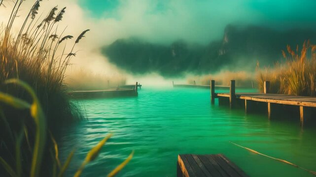 Located on the coast is the lagoon.