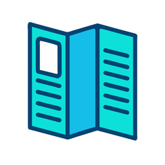  Informative Brochure Icon for Marketing