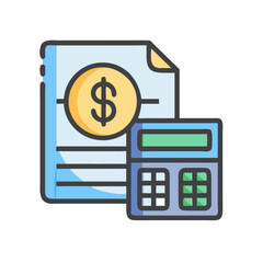  Budget Planning Icon for Finance
