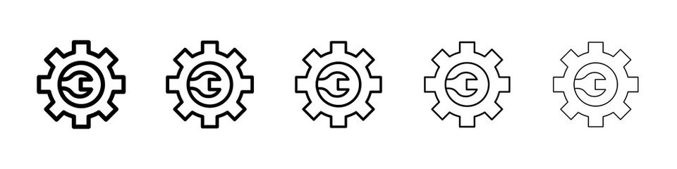 Project Development icon symbol pictogram. stroke designs.
