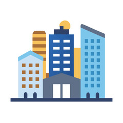  Modern City Icon for Architecture