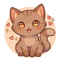 Obraz premium Bright Brown Kitten