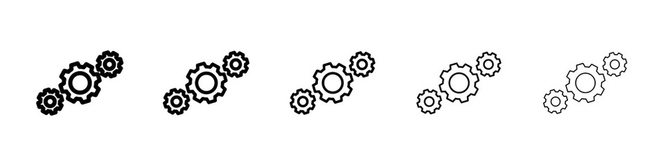 Operation icon symbol pictogram. stroke designs.