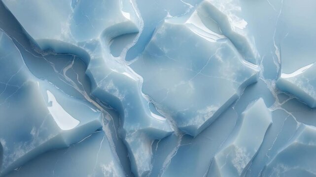 Frozen surface. Top-down view of blue marble texture background. Natural stone floor tiles in high definition. Luxury abstract motifs.