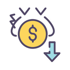  Modern Deflation Logo Design