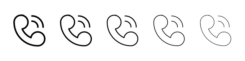 Call icon symbol pictogram. stroke designs.
